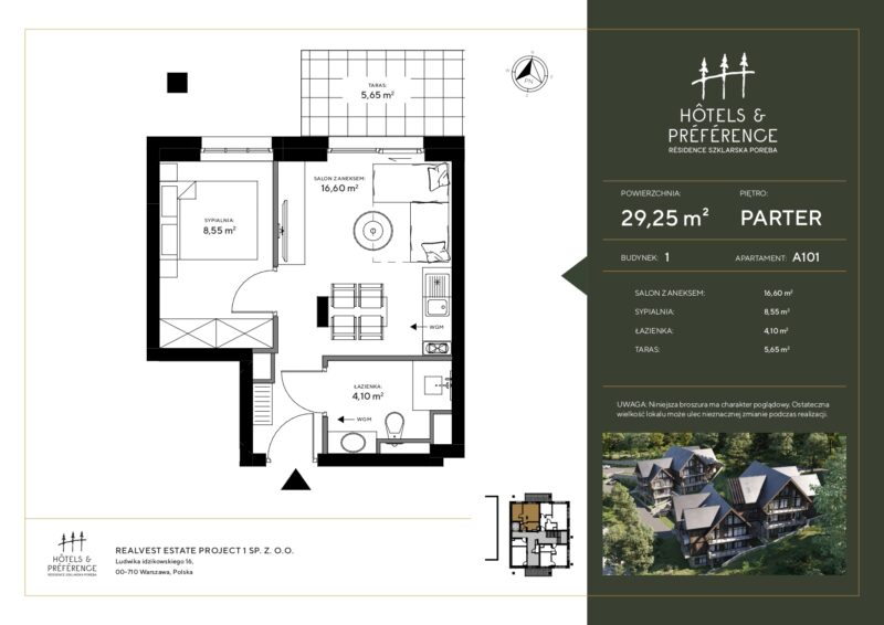 A.101 – Apartament – Hotels & Preference Residence Szklarska Poręba