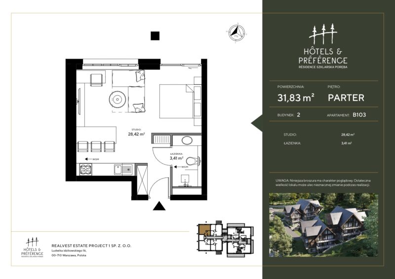B.103 – Apartament – Hotels & Preference Residence Szklarska Poręba