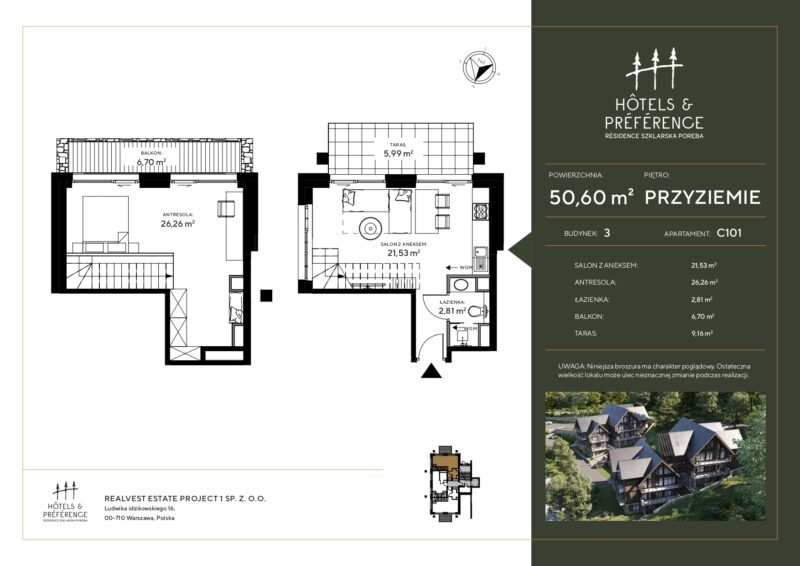 C.101 – Apartament – Hotels & Preference Residence Szklarska Poręba