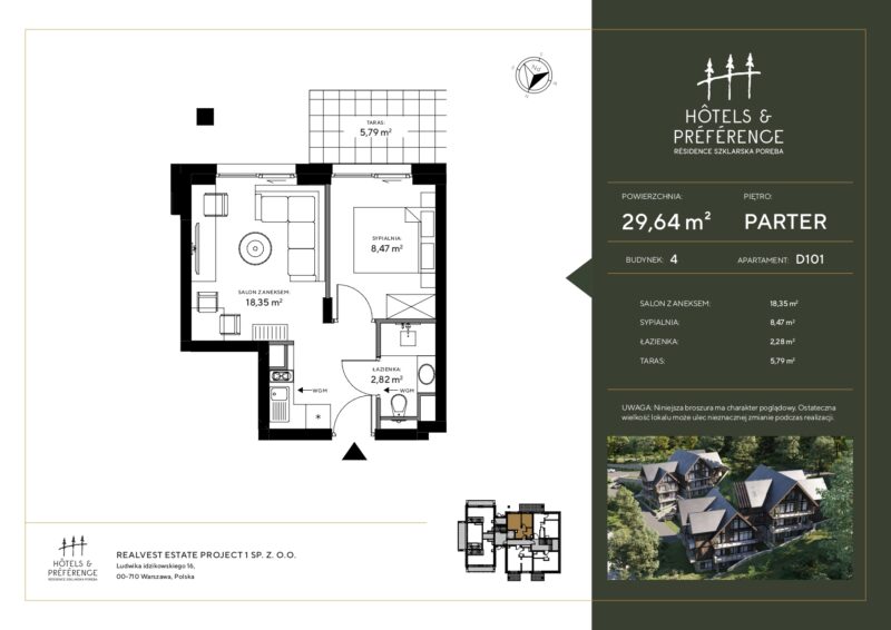 D.101 – Apartament – Hotels & Preference Residence Szklarska Poręba