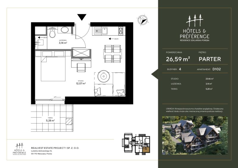 D.102 – Apartament – Hotels & Preference Residence Szklarska Poręba