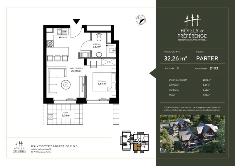 D.103 – Apartament – Hotels & Preference Residence Szklarska Poręba