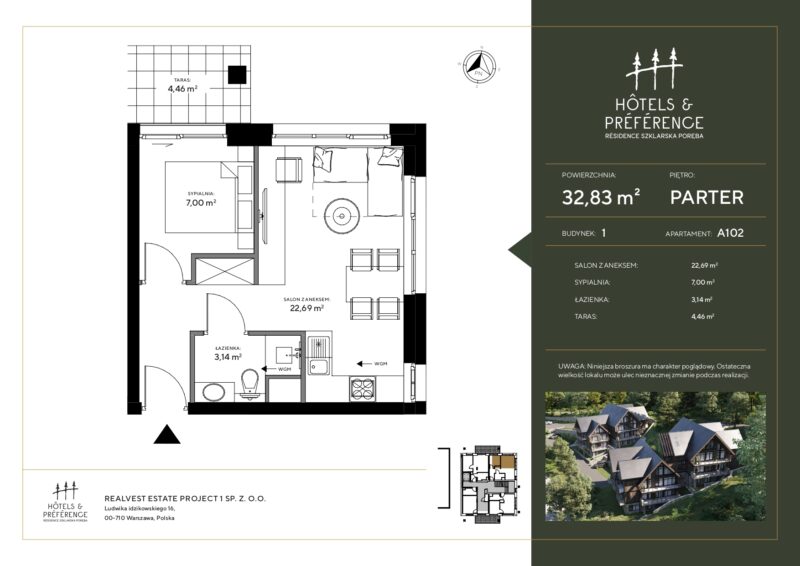 A.102 – Apartament – Hotels & Preference Residence Szklarska Poręba